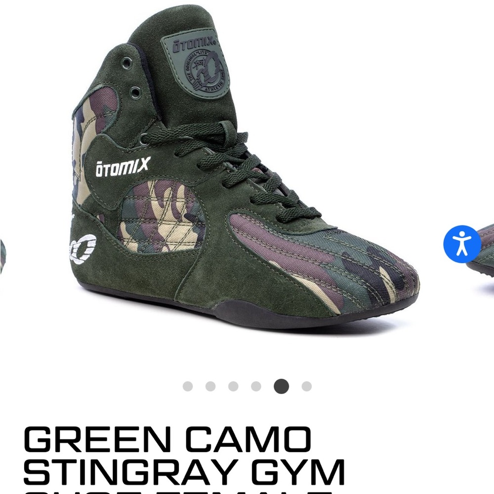 Otomix GREEN CAMO STINGRAY GYM SHOE FEMALE Size 6